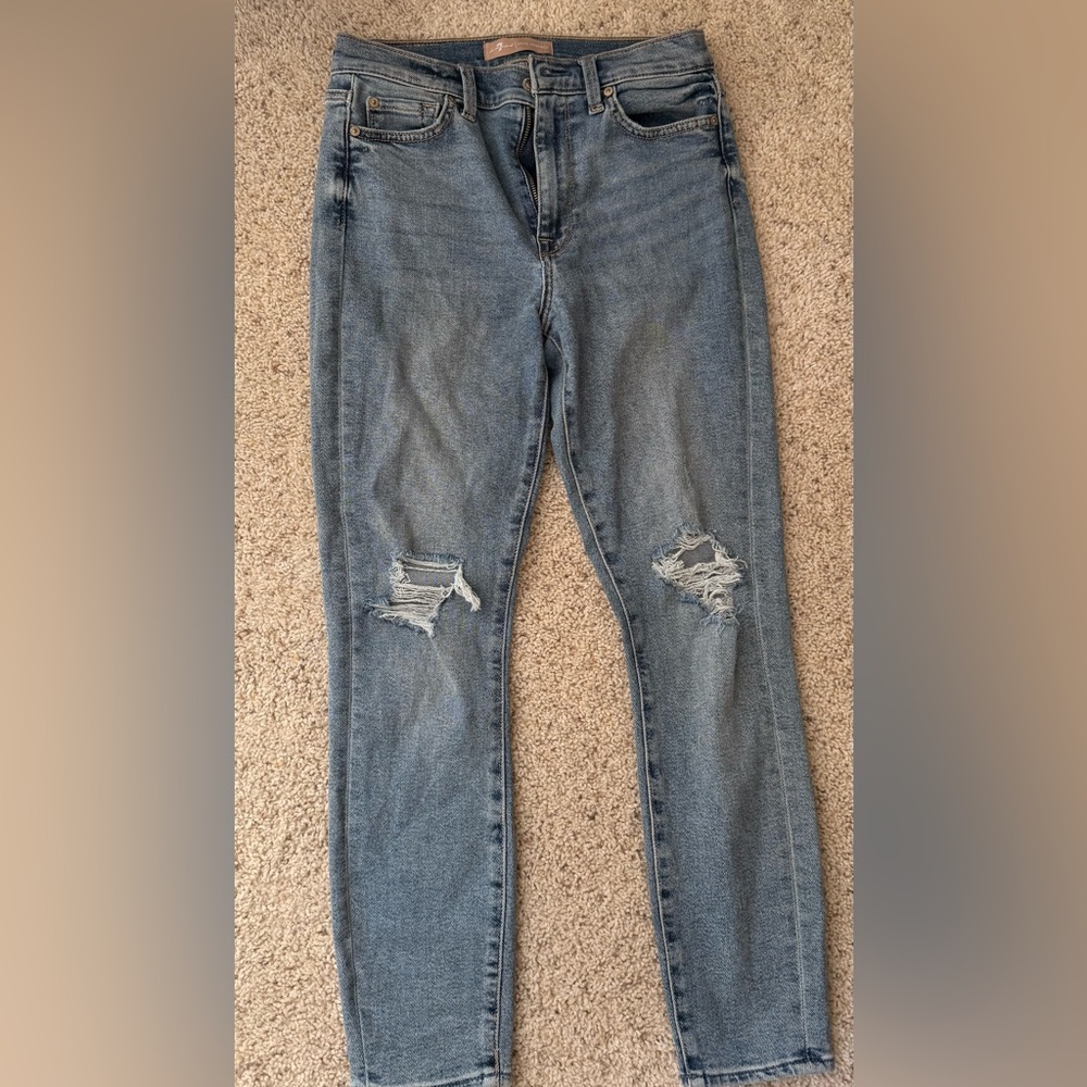 7 For All Mankind luxe vintage“The Highwaist ankle skinny